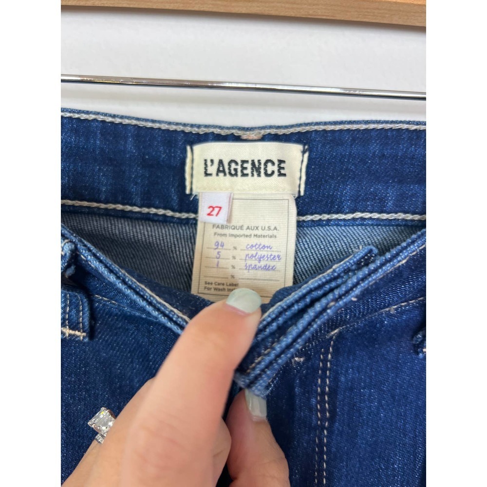 L'Agence Beatrix High Rise Baby Bootcut Jeans Women's Arroyo Size: 27 NWT - Picture 4 of 9